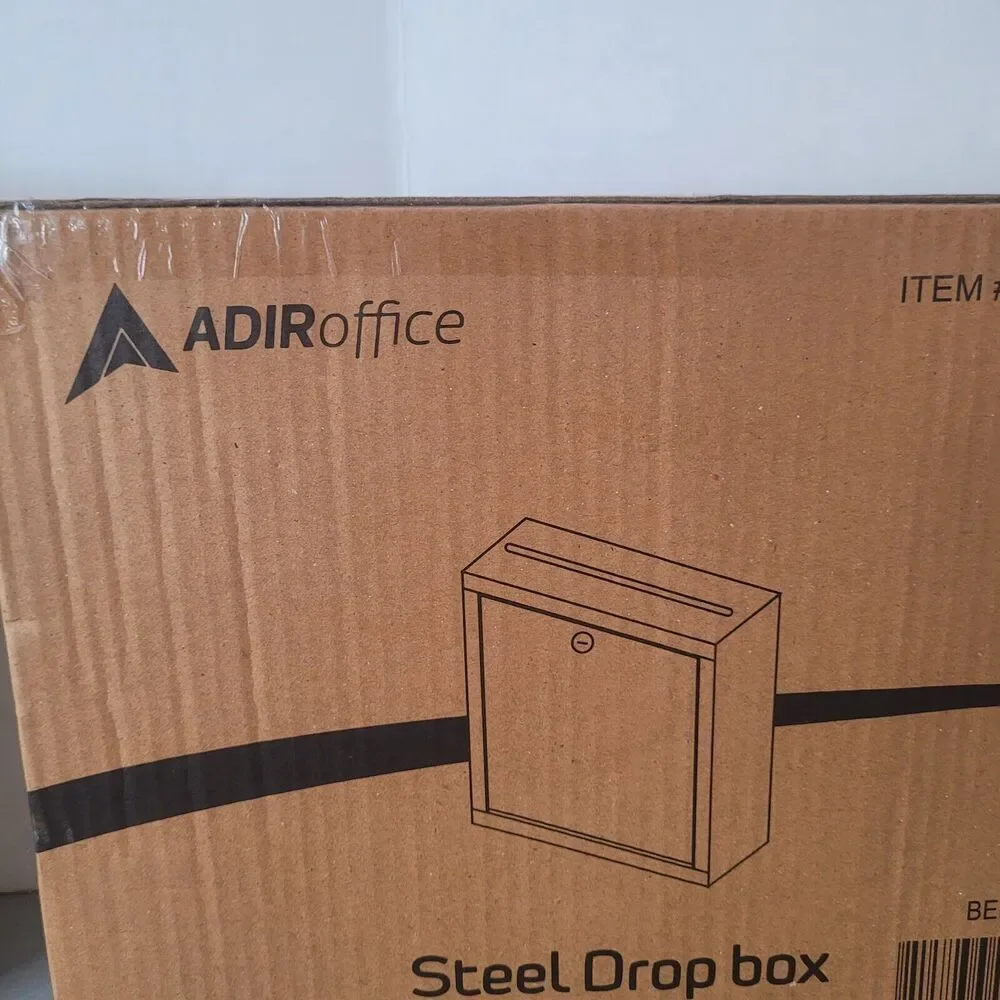 NEW ADIR Office Steel Drop Box mail keys included open box